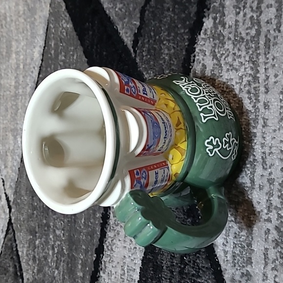 1993 ANHEUSER-BUSCH BUDWEISER 6PK LUCK O' THE IRISH BEER 🍺 STEIN - Picture 2 of 11